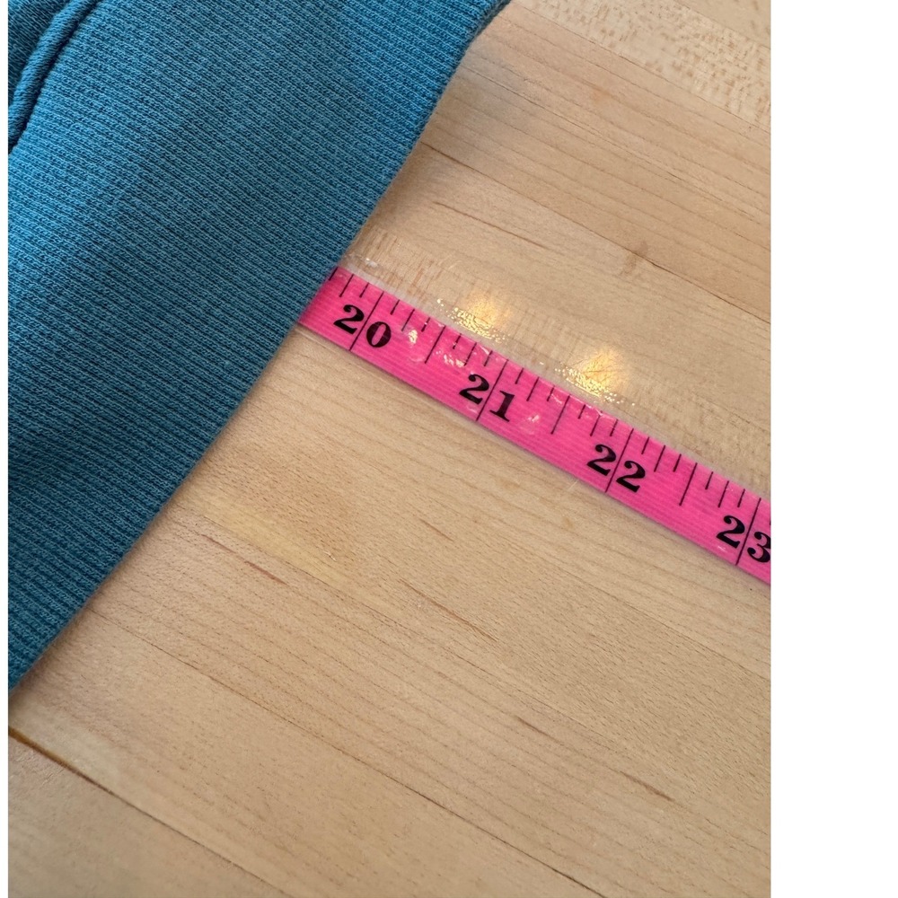 Old Navy Womens Teal Blue‎ Quarter Zip Pullover Sweatshirt Size Large - Picture 5 of 7
